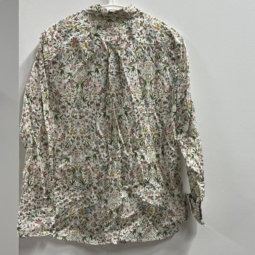 J. Crew Womens Liberty Print Floral Blouse Size 8